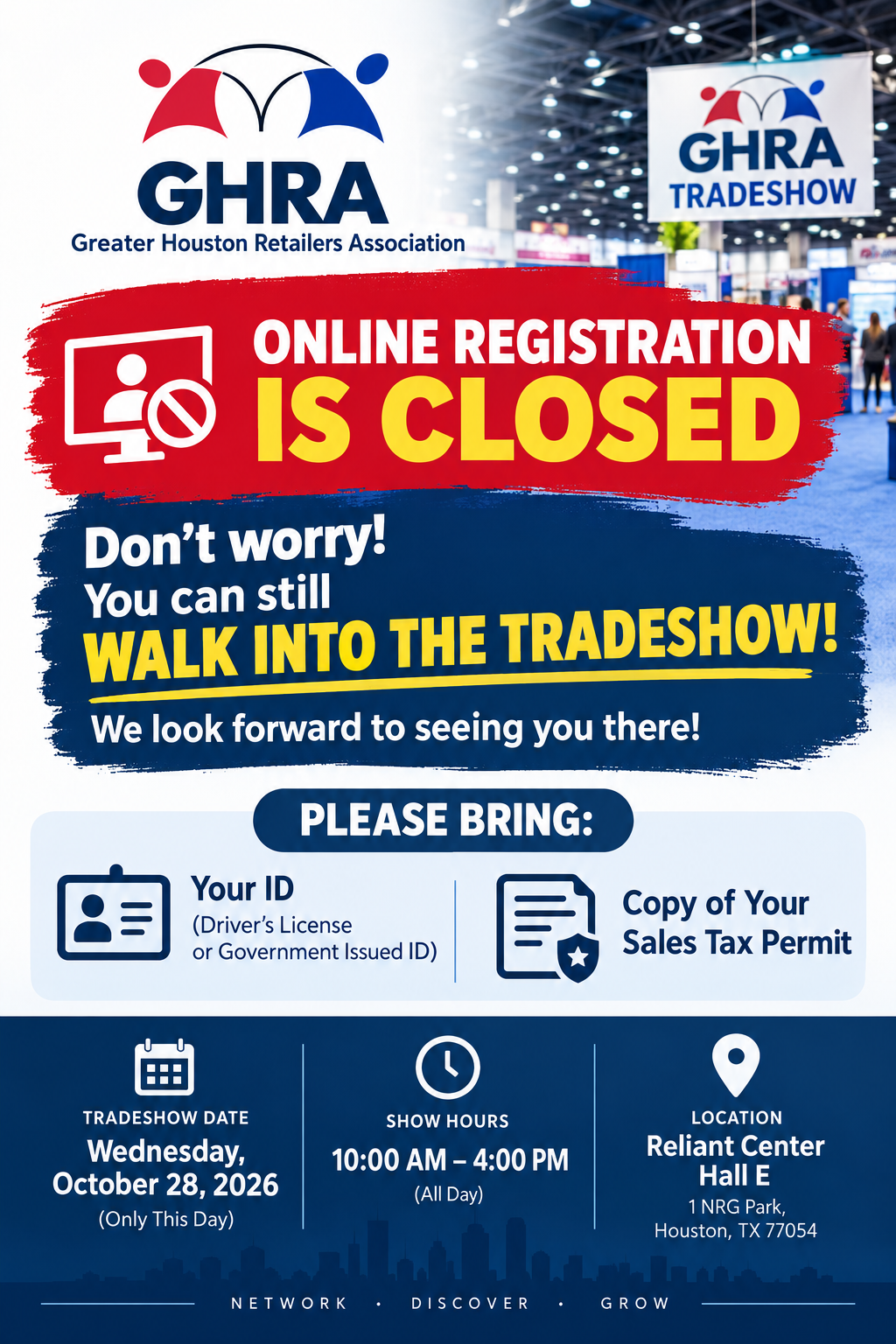 Tradeshow Registration Closed